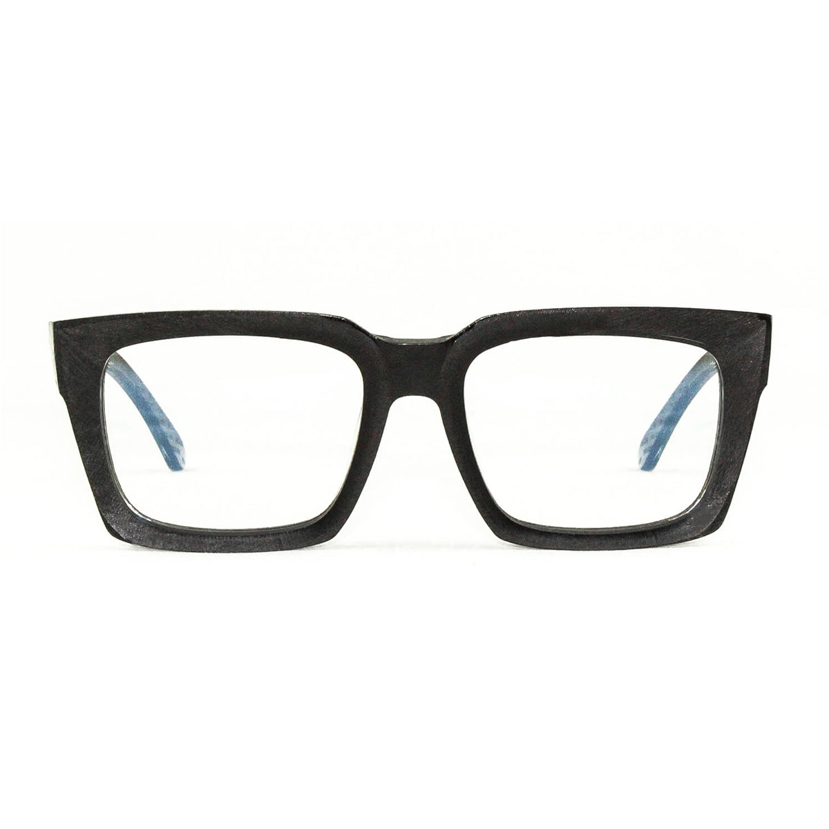Dandys Bel Tenebroso Rough nero pece Acetate Occhiali Da Vista