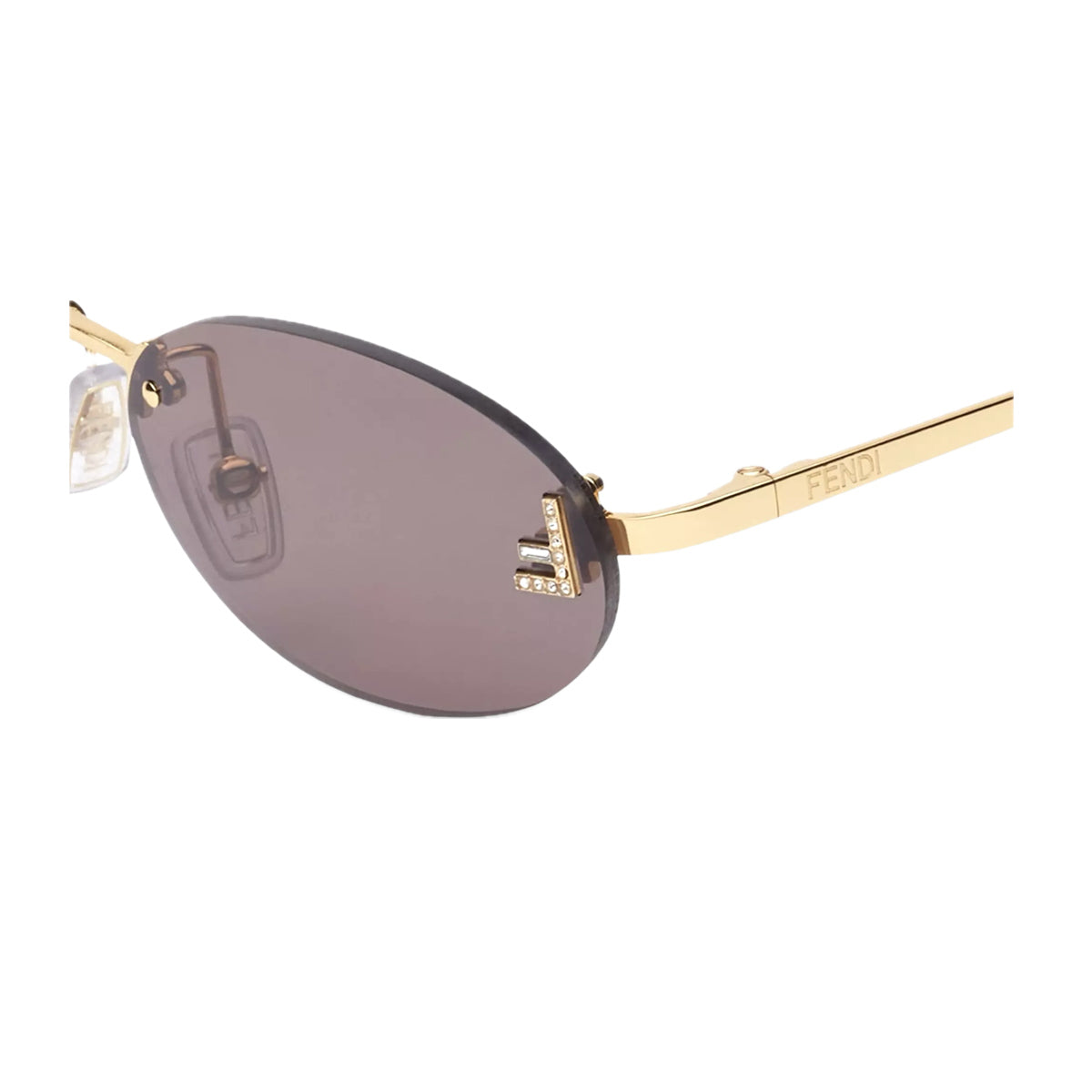FE4075US 30Y Oro fendi First Crystal Metal Occhiali Da Sole