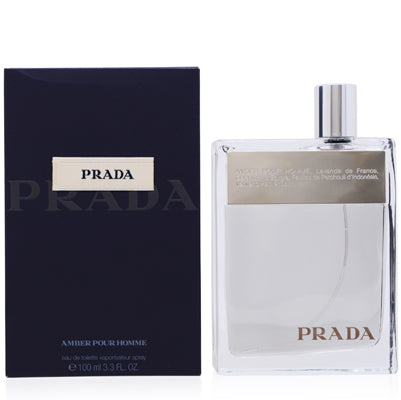 Prada Amber Pour Homme Eau De Toilette Spray 3.4 Oz One Color Perfumes