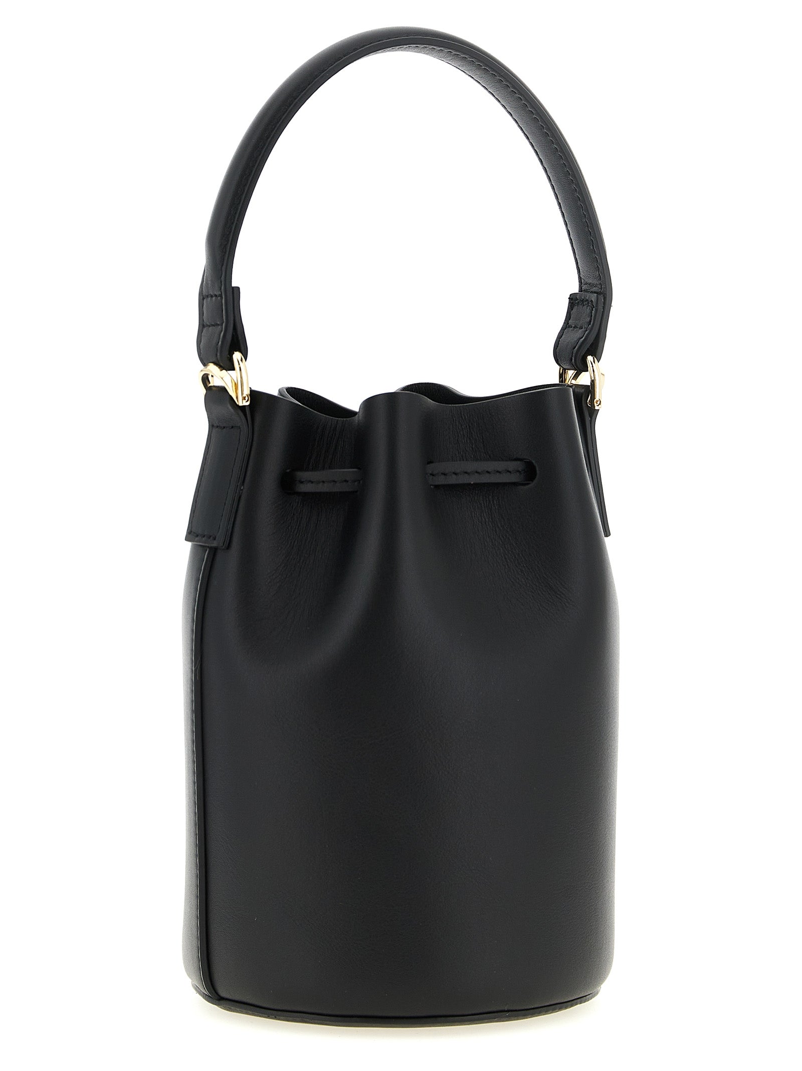 Dori bucket bag Black Calfskin Leather (bos Taurus) Hand