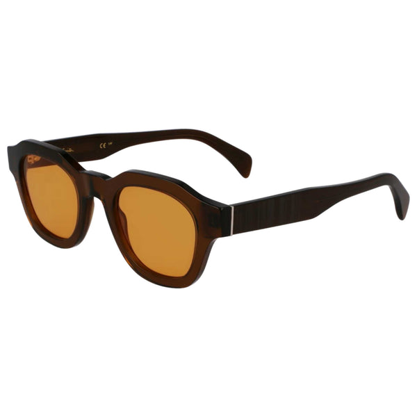 Paul Smith Unisex Lyford 48 Mm Transparent Khaki Sunglasses Ps24622s-317-48 One Color