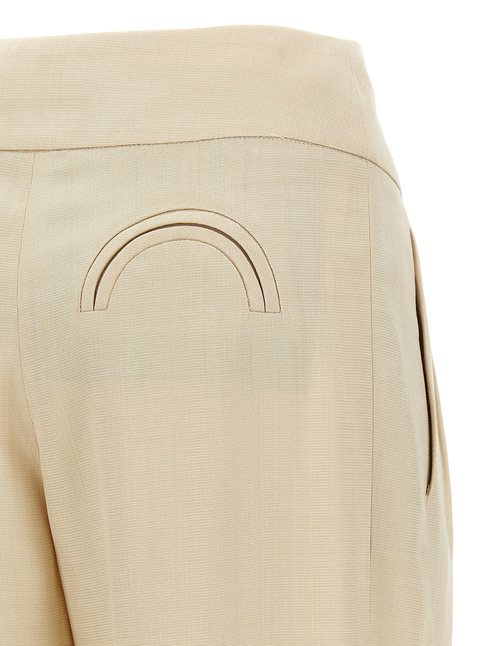 Sheena Basque pants Beige Viscose