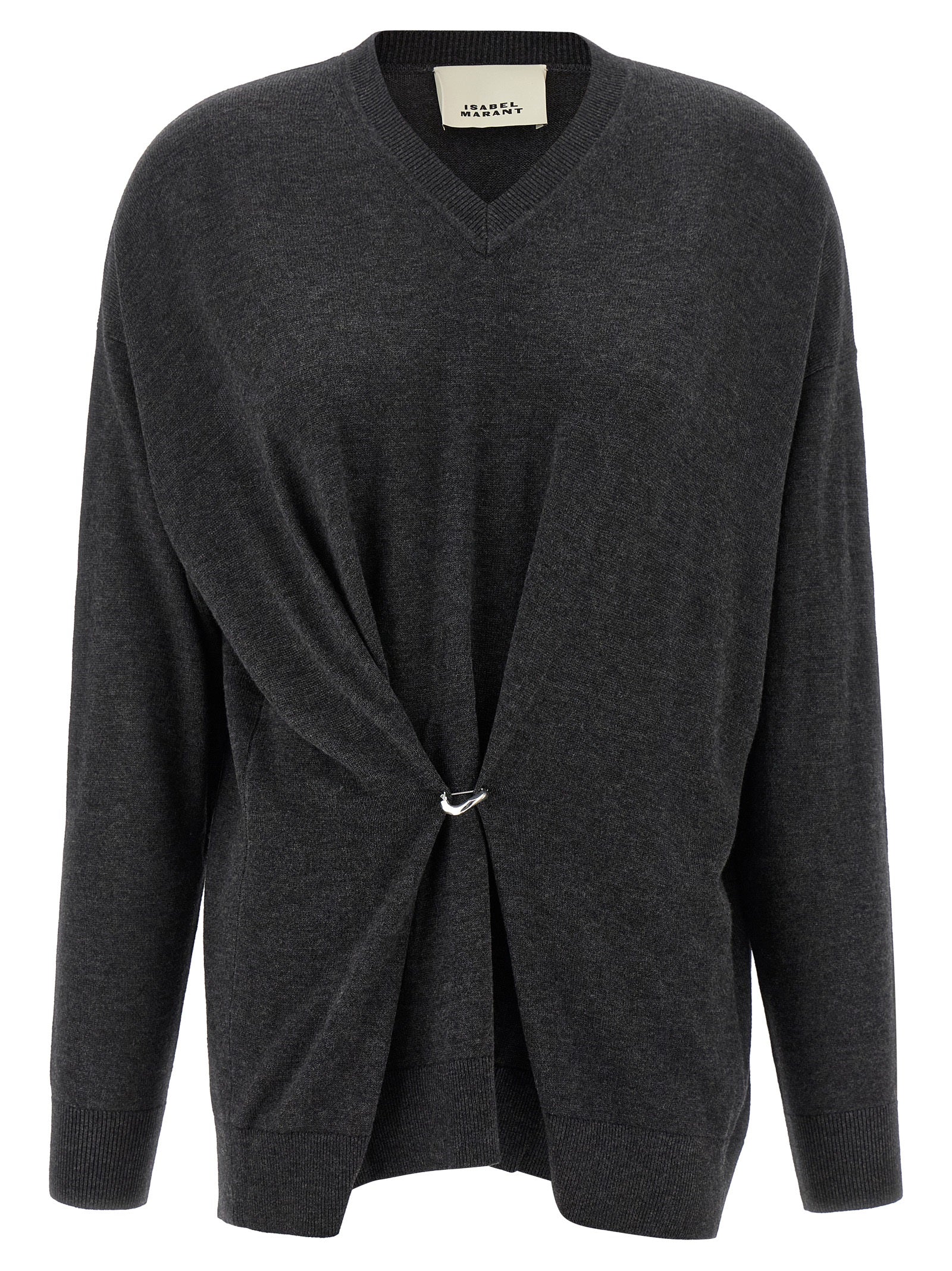 Chiraz sweater Gray Viscose Sweater, Cardigans