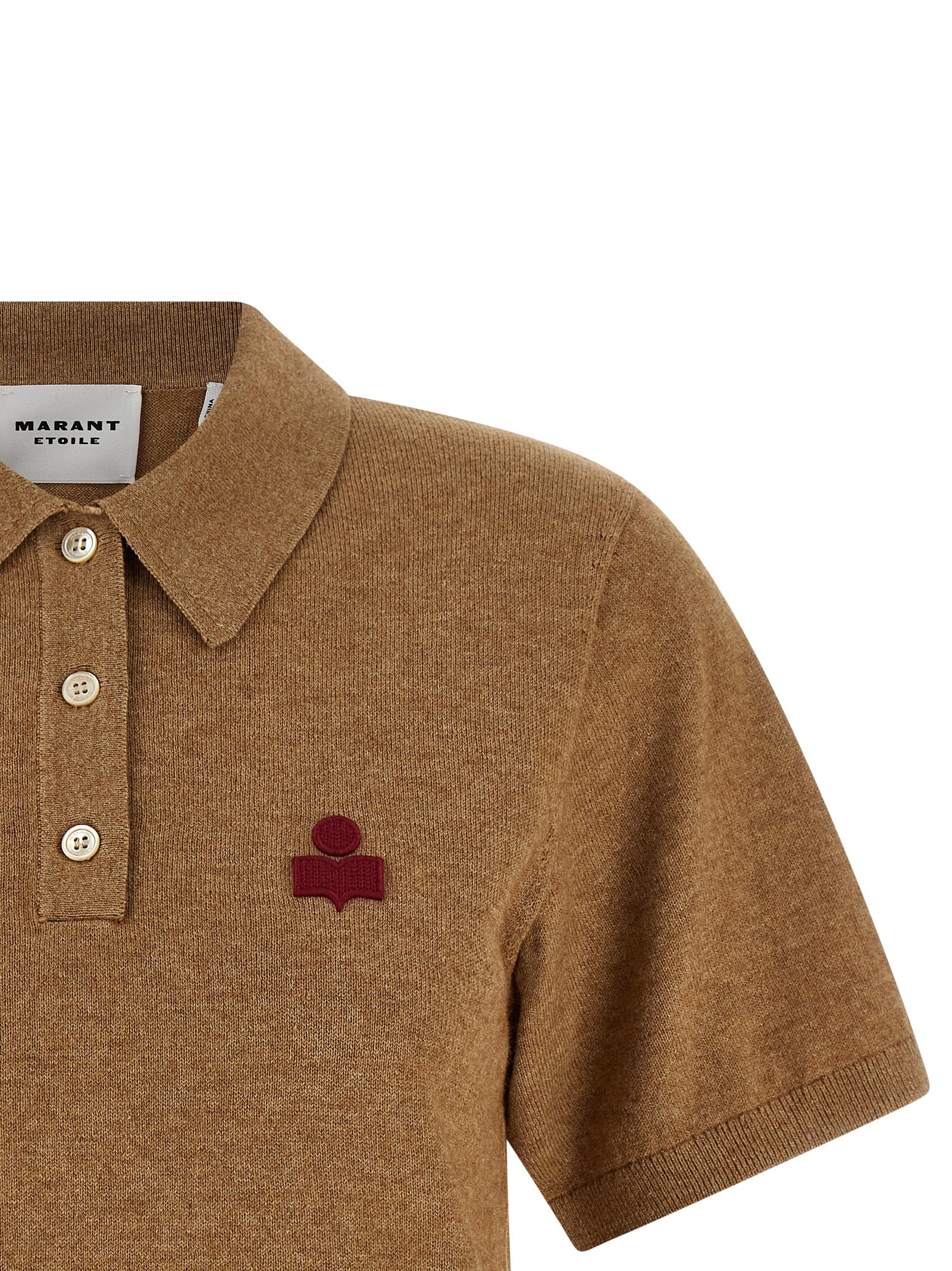 Althea polo shirt Beige Cotton