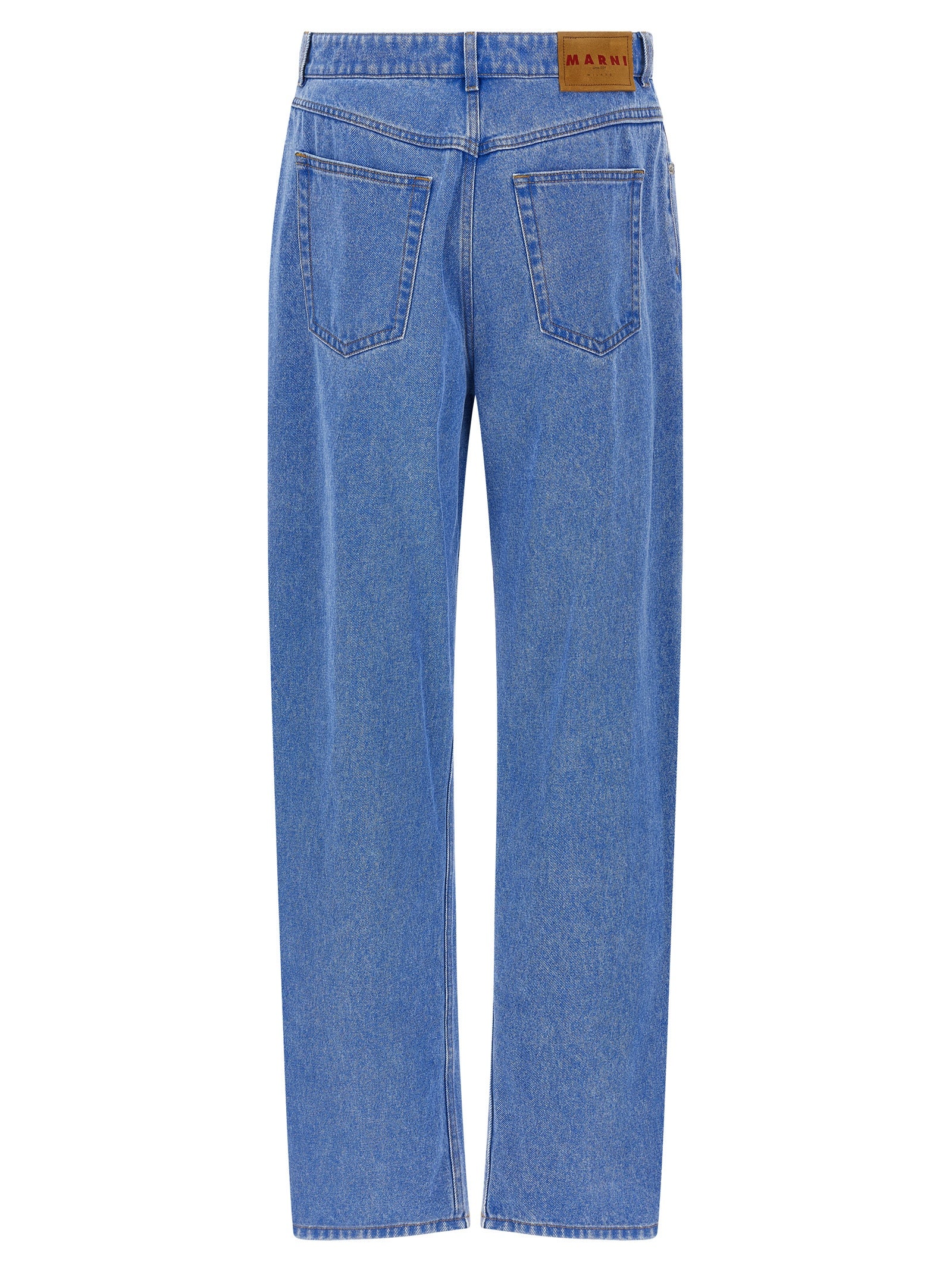 Pleat jeans Blue Cotton