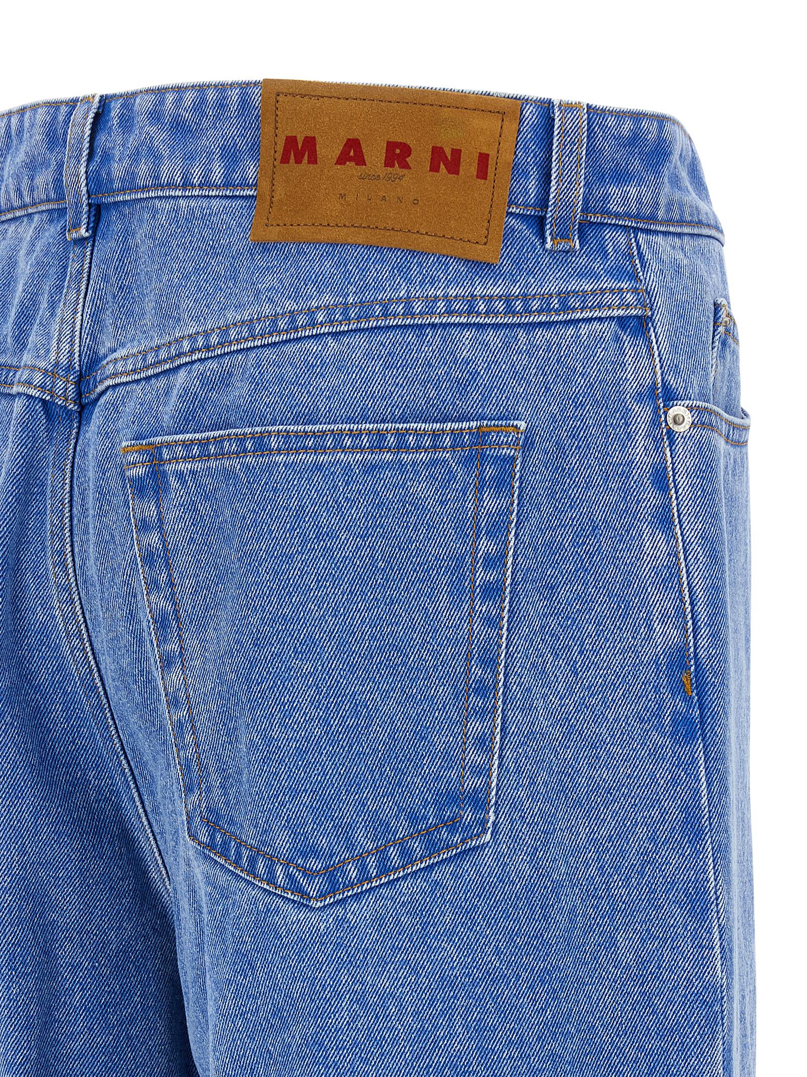 Pleat jeans Blue Cotton