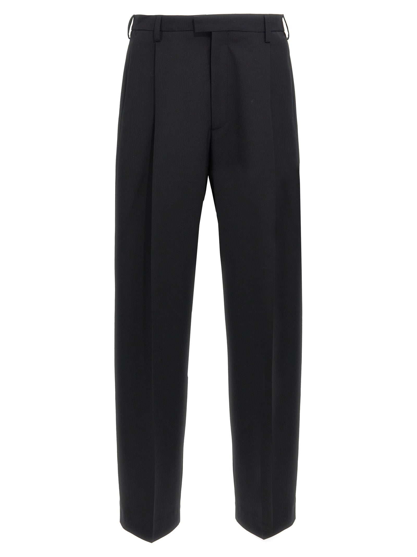 Wool pants Black