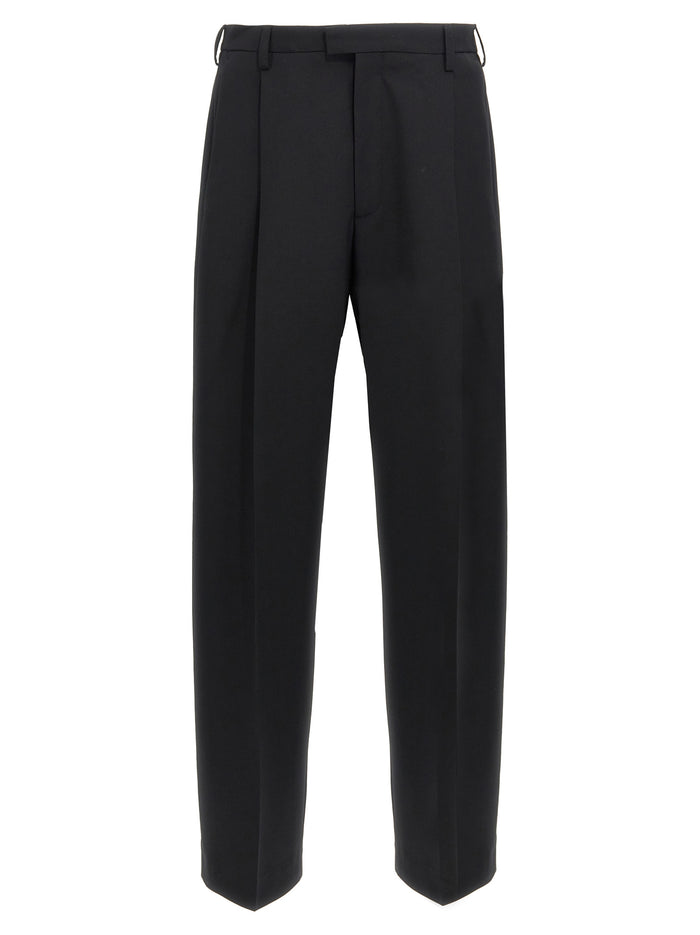 Wool pants Black