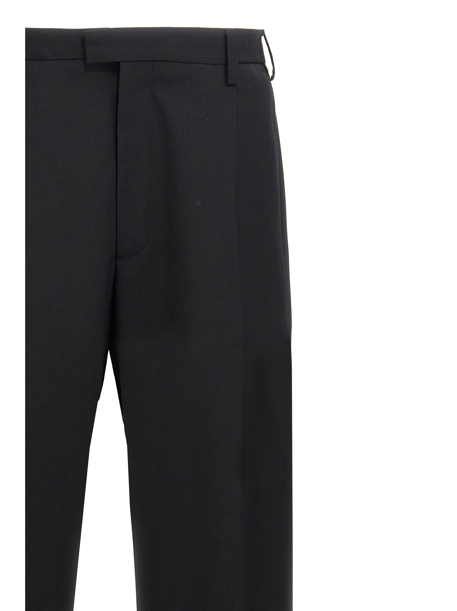 Wool pants Black