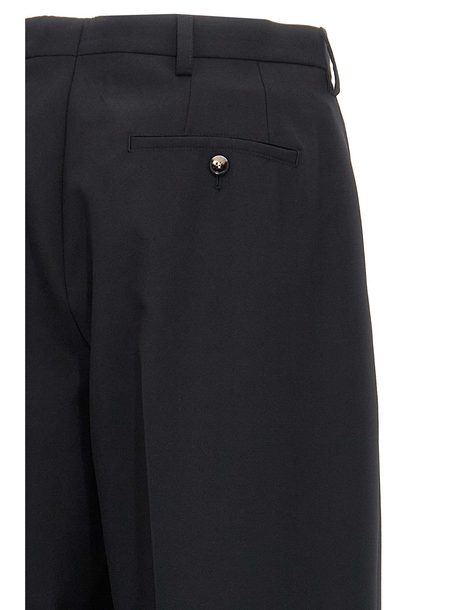 Wool pants Black