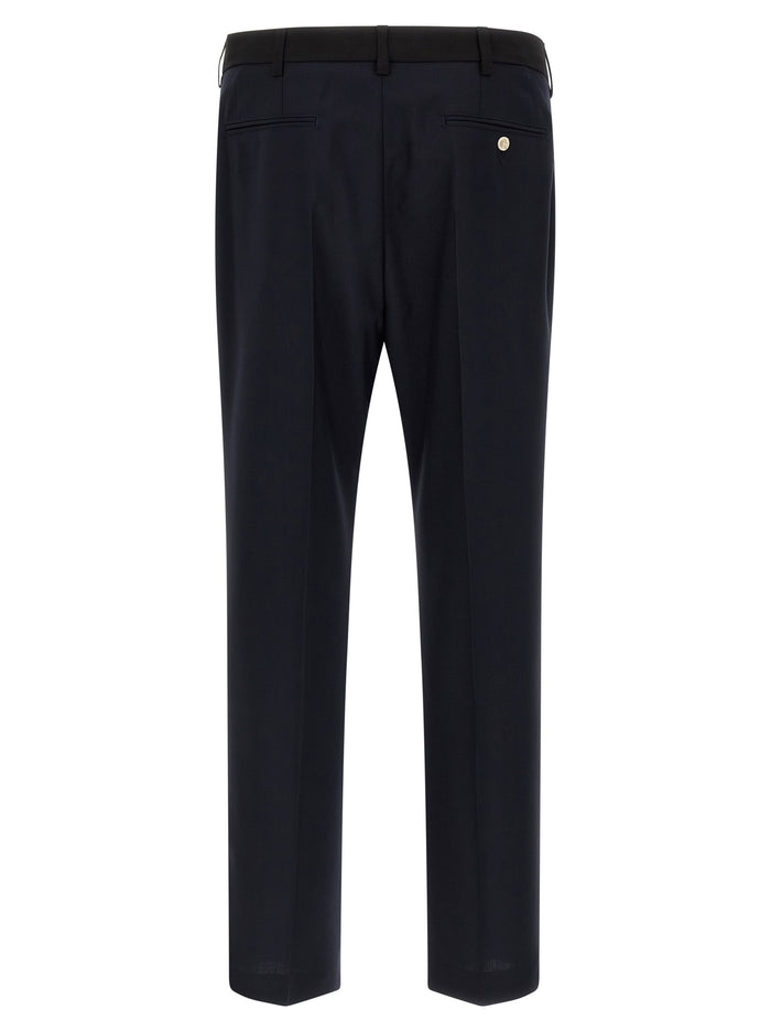 Tropical wool pants Blue Virgin