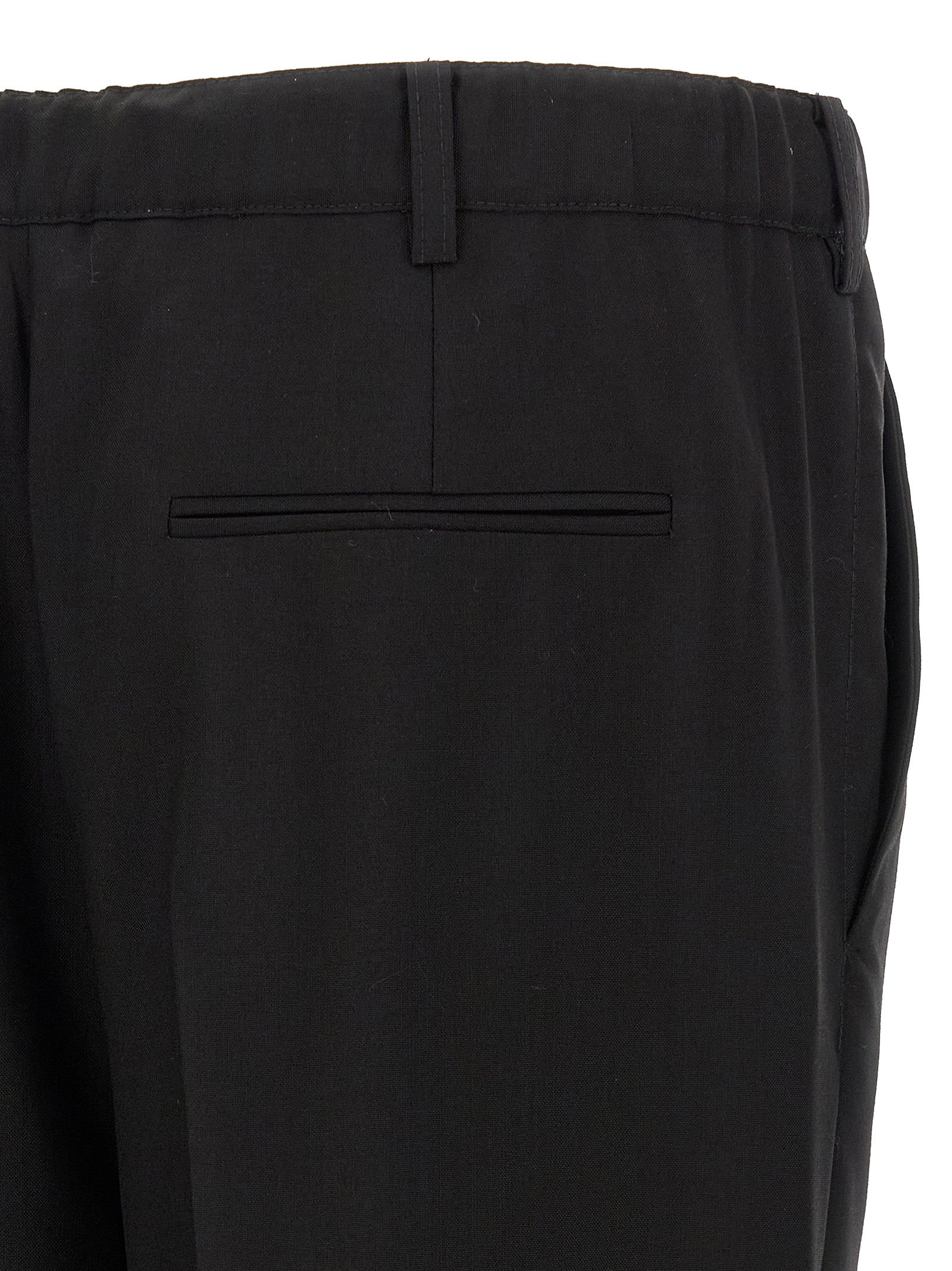 Tropical wool pants Black Virgin