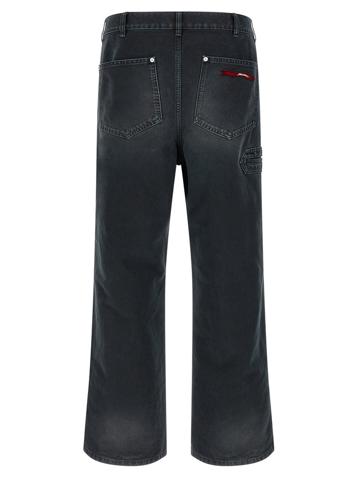 Cargo pants Black Cotton Jean