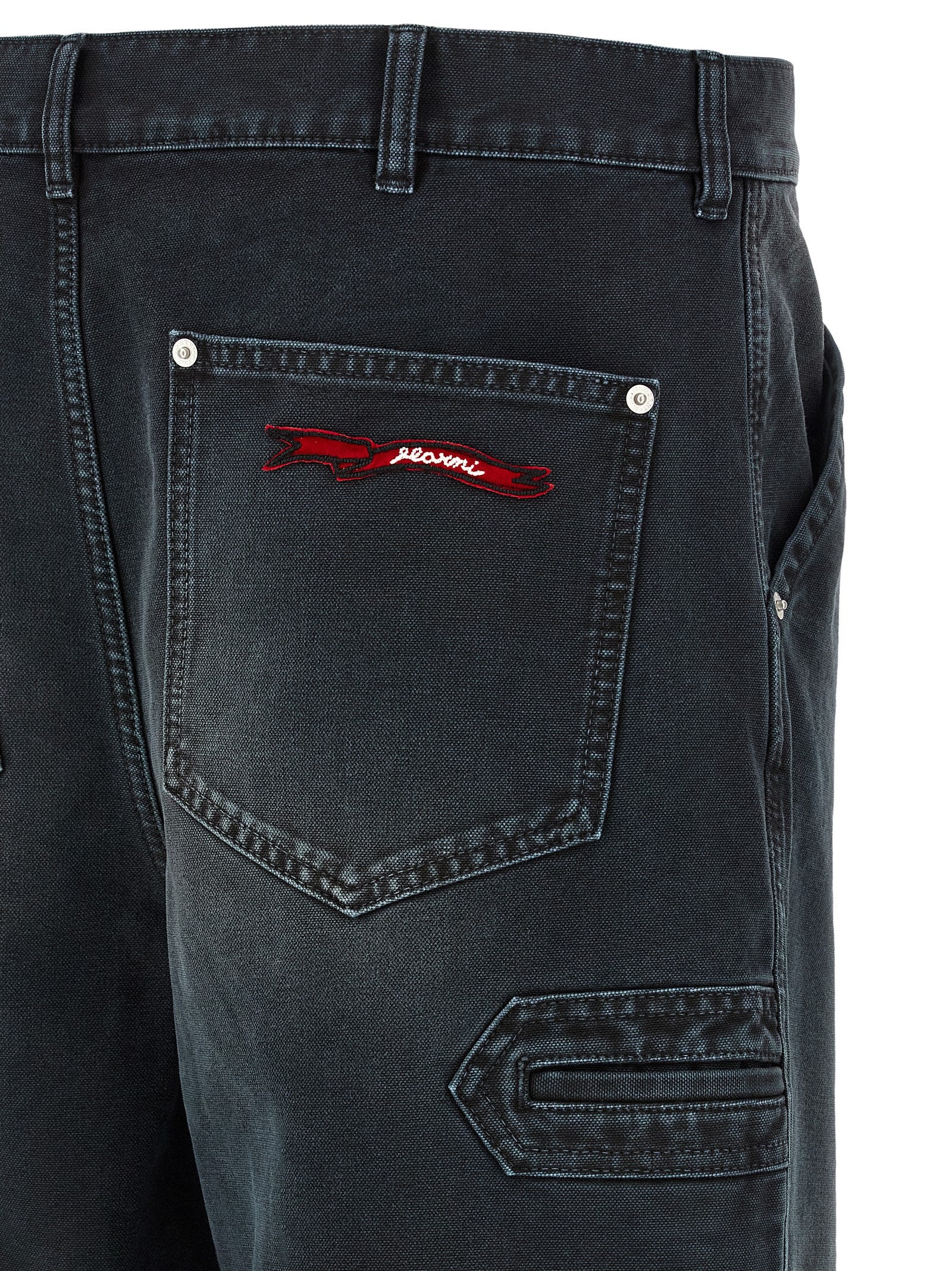 Cargo pants Black Cotton Jean