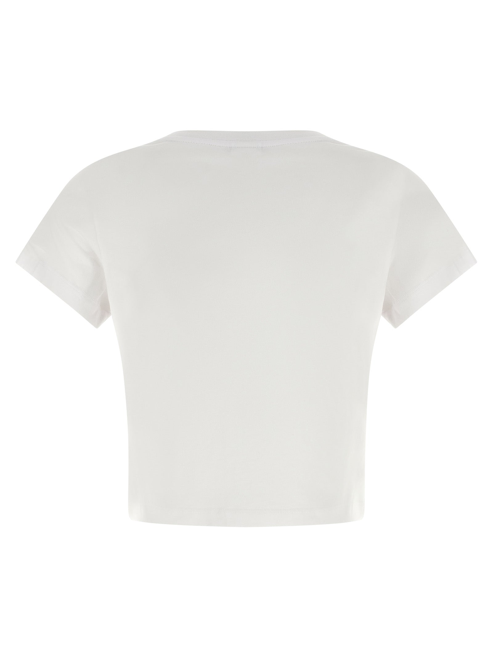 Baby Fox cropped T-shirt White Cotton