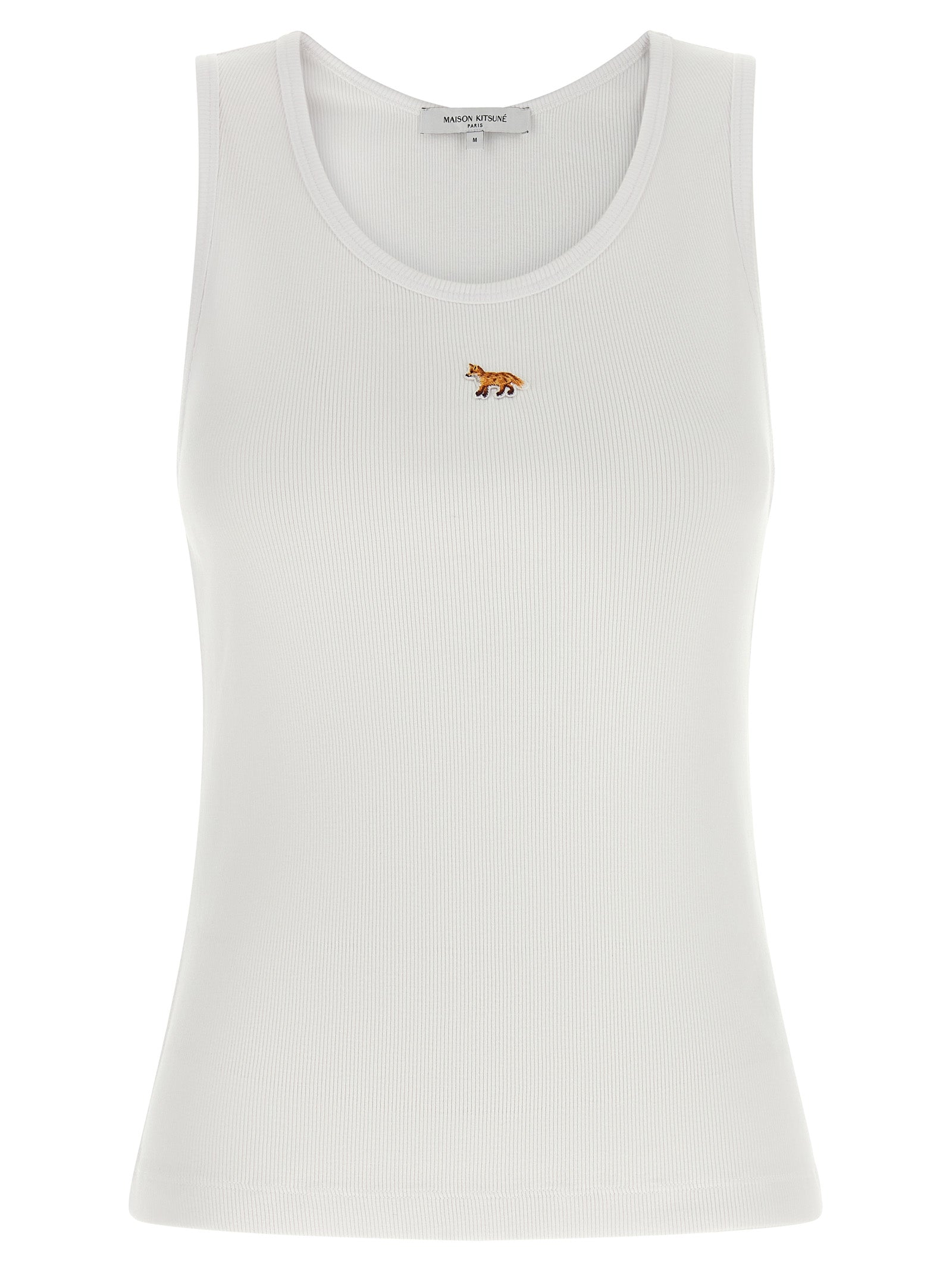 Baby Fox tank top White Cotton Tops