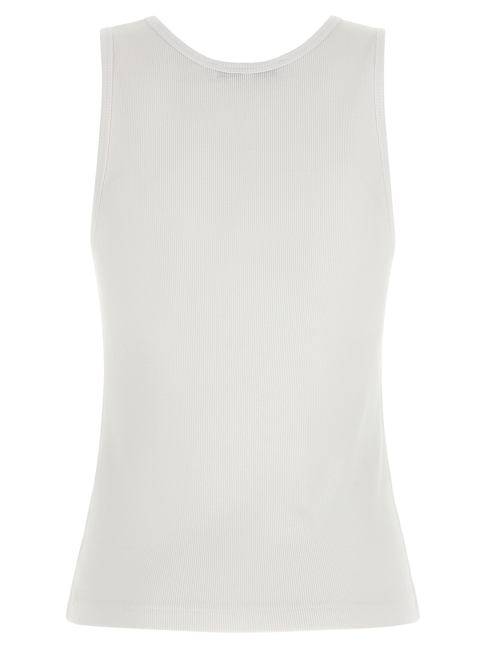 Baby Fox tank top White Cotton Tops