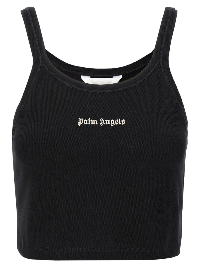 Classic Logo tank top White/black Cotton Tops