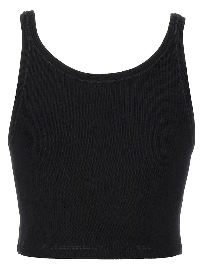 Classic Logo tank top White/black Cotton Tops