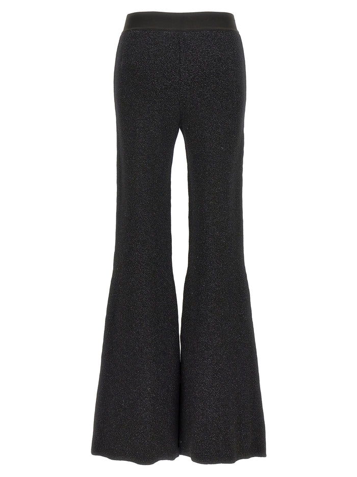 Logo Tape pants Black