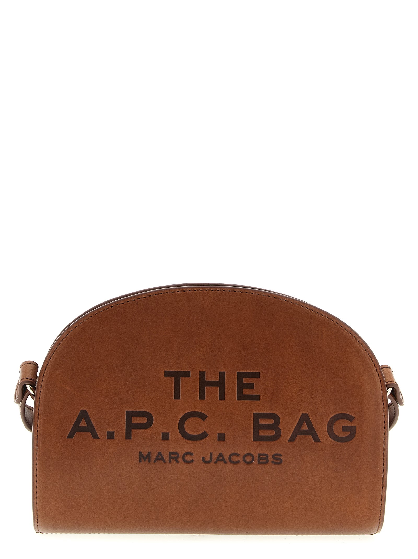 Capsule crossbody bag A.P.C. x Marc Jacobs Brown Cow Leather (bos Taurus)