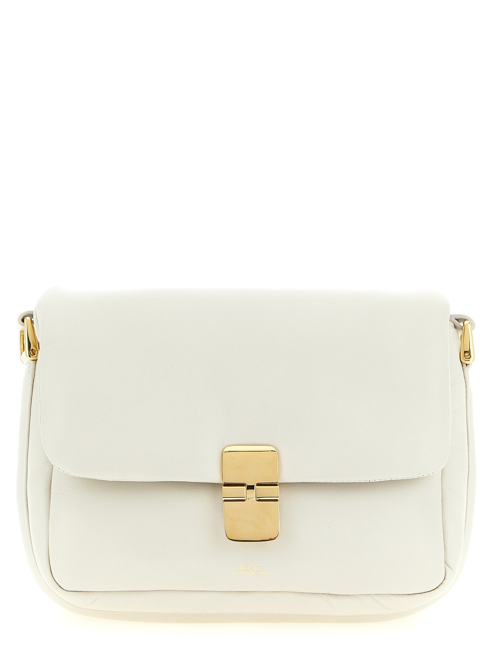 Grace Soft Small Crossbody Bag White Cow Leather (bos Taurus)