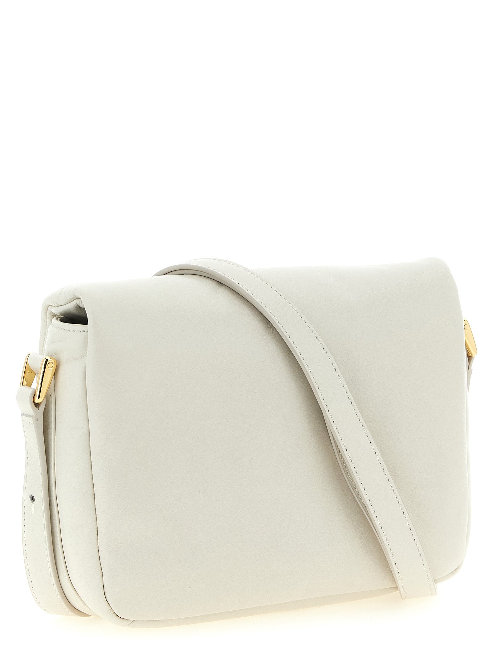 Grace Soft Small Crossbody Bag White Cow Leather (bos Taurus)
