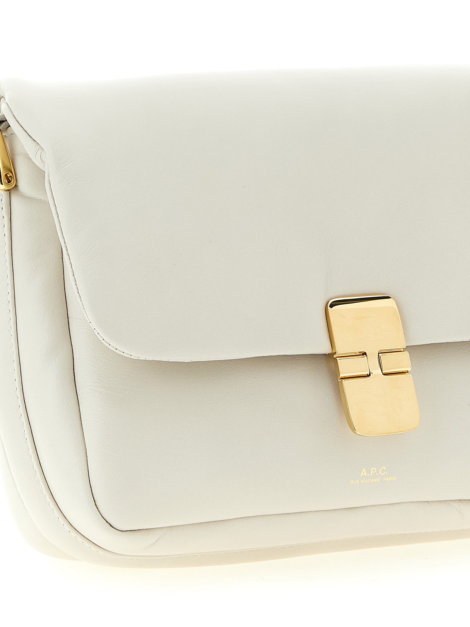 Grace Soft Small Crossbody Bag White Cow Leather (bos Taurus)