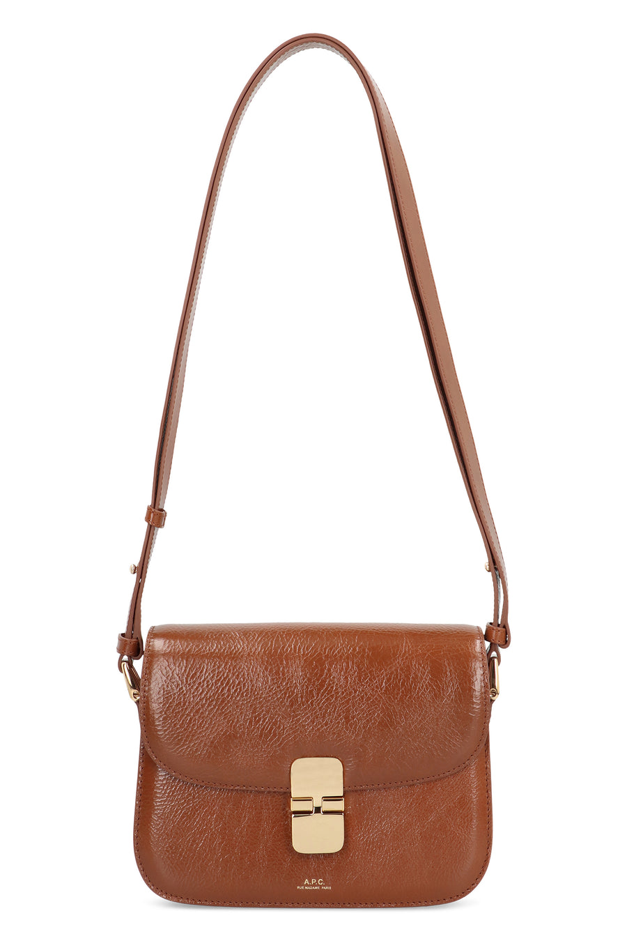 Shoulder Bag Grace Small Leather Brown Cowhide