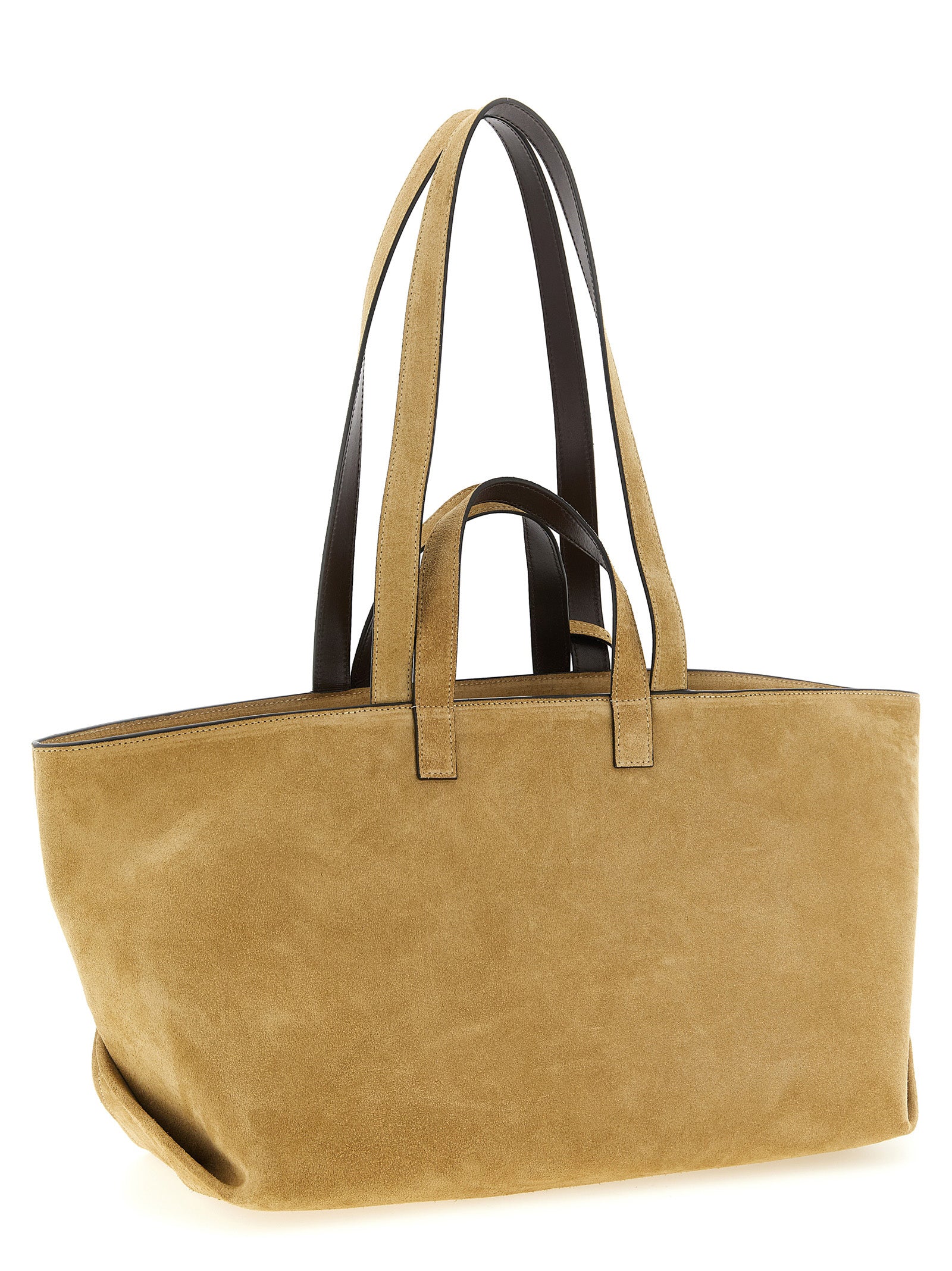 Le Drummer Large Shopping Bag Brown Cow Leather (bos Taurus) Shoulder