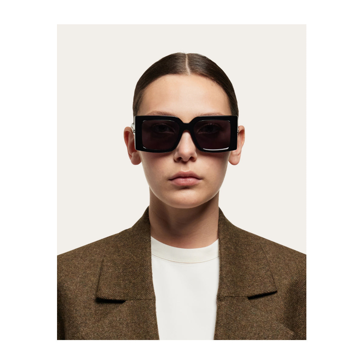 Salvatore Ferragamo SF2032S 001 Black Nero 100 Acetate Occhiali Da Sole