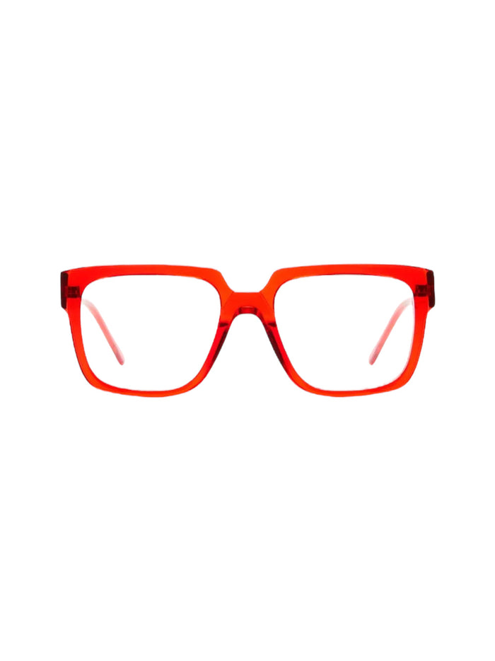Kuboraum - Maske K3 Red Eyeglasses