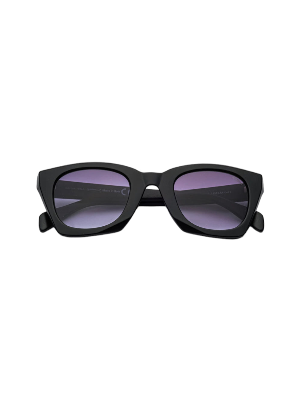 Amanda Matte Black Sunglasses
