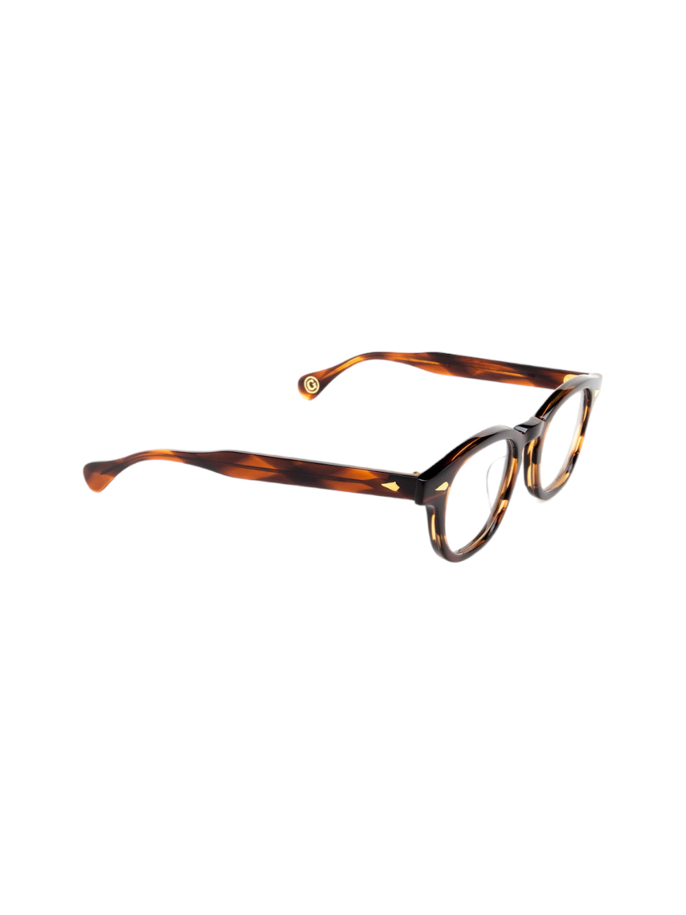 Julius Tart - Ar Gold Limited Edition Demi Amber Eyeglasses