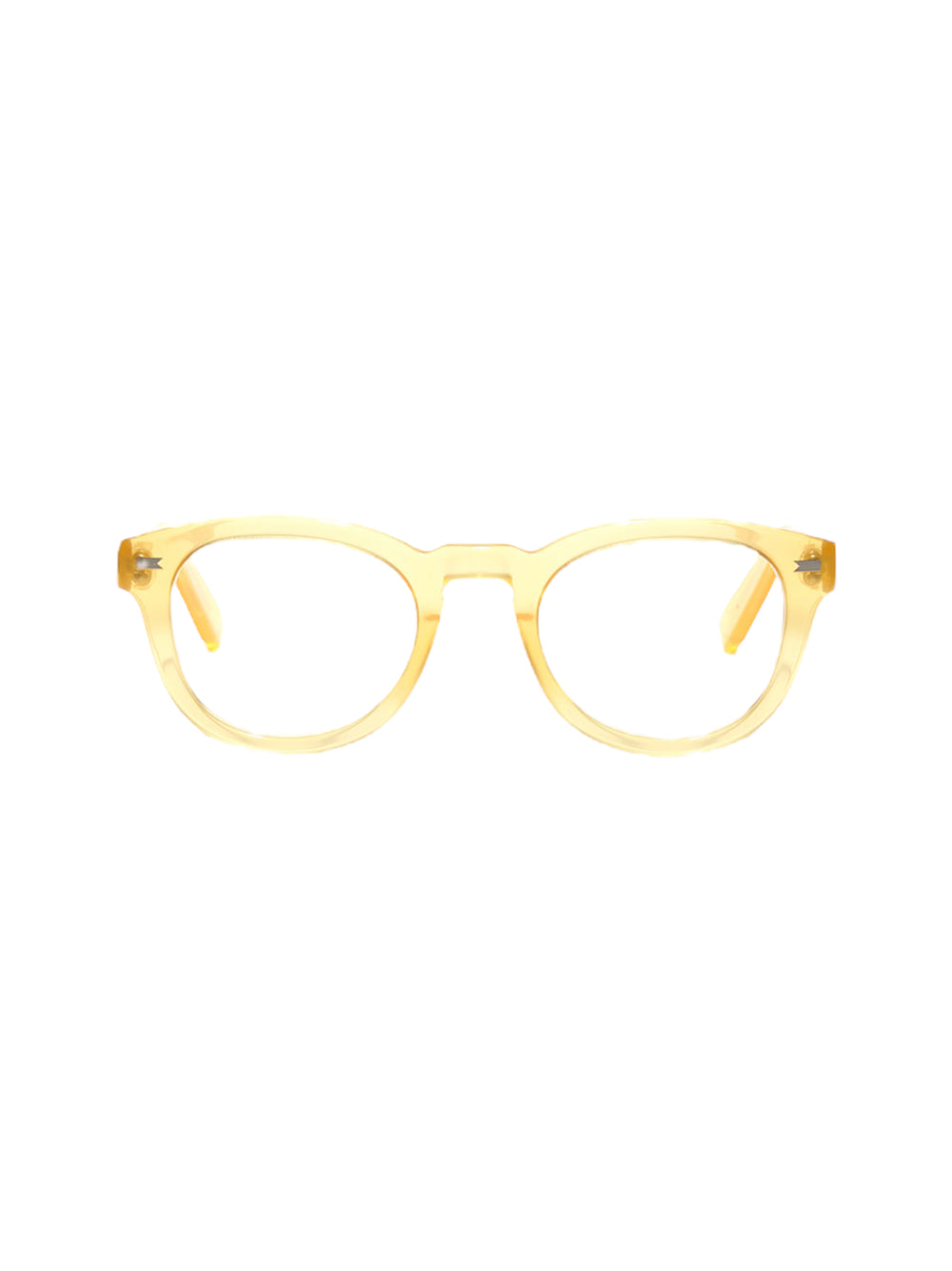 Matt Yellow Eyeglasses
