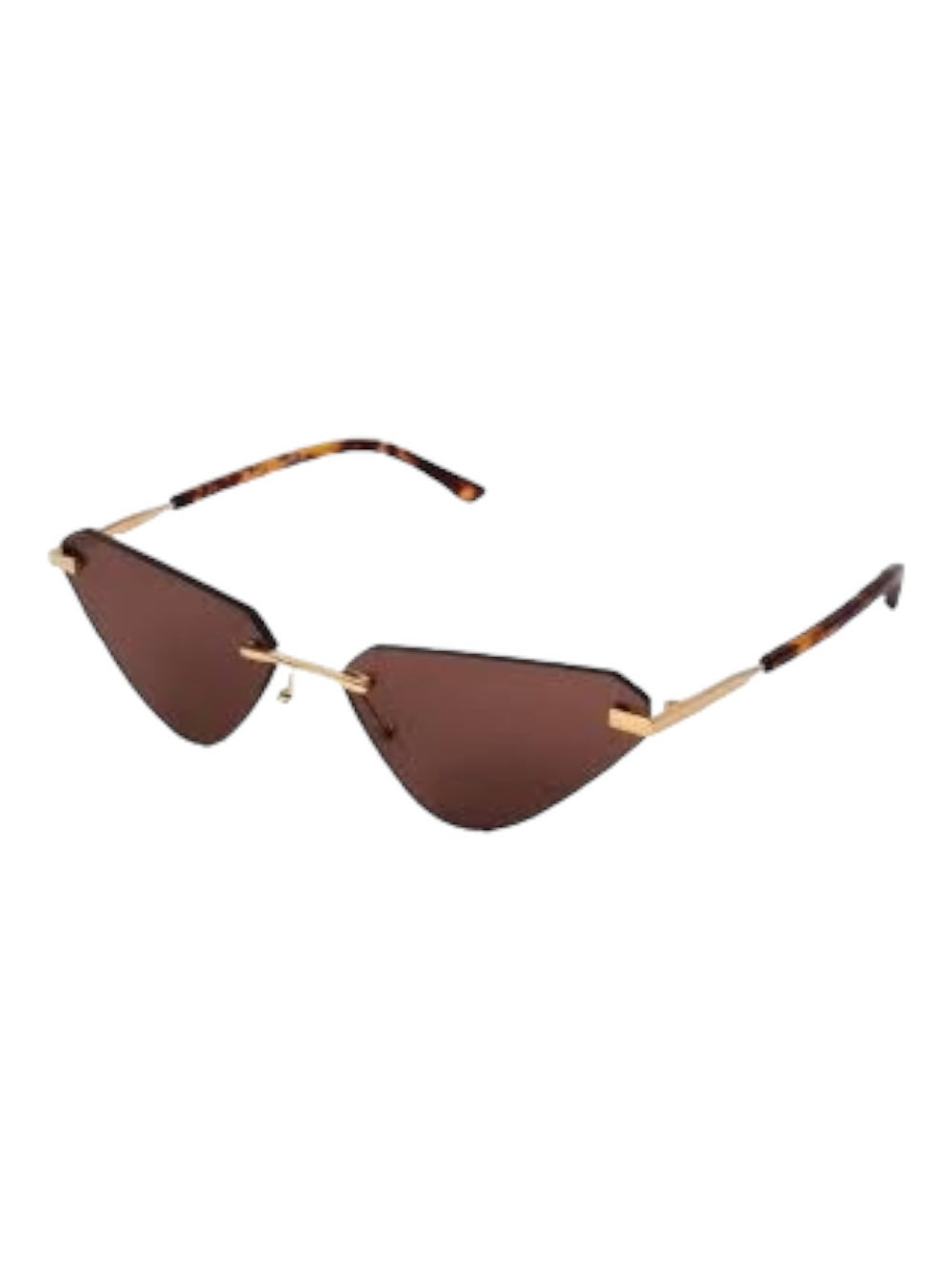 Akira Gold & Brown Sunglasses