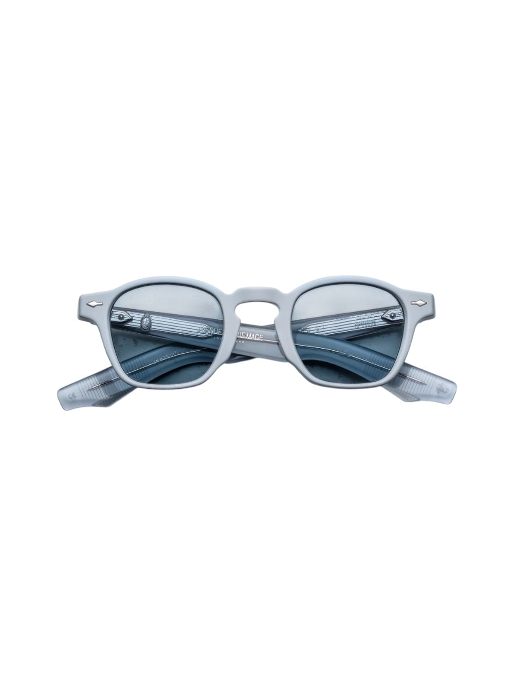 Jacques Marie Mage - Zephirin Sky Suede Sunglasses