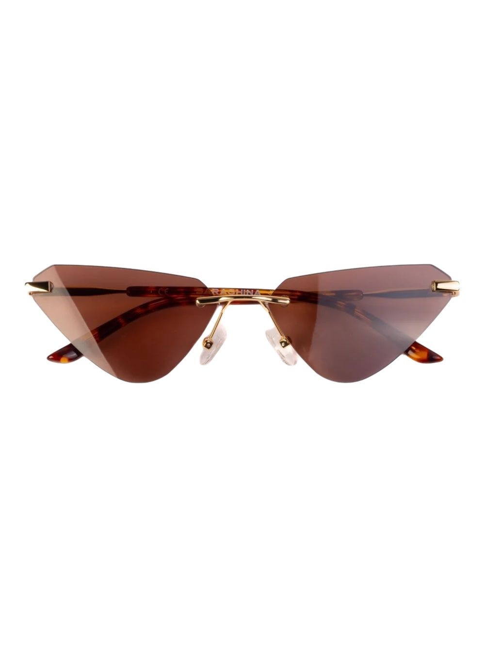 Akira Gold & Brown Sunglasses