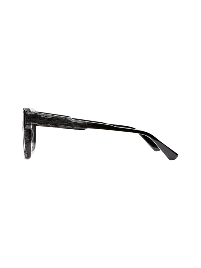 Kuboraum - Maske K3 Black Shine Eyeglasses