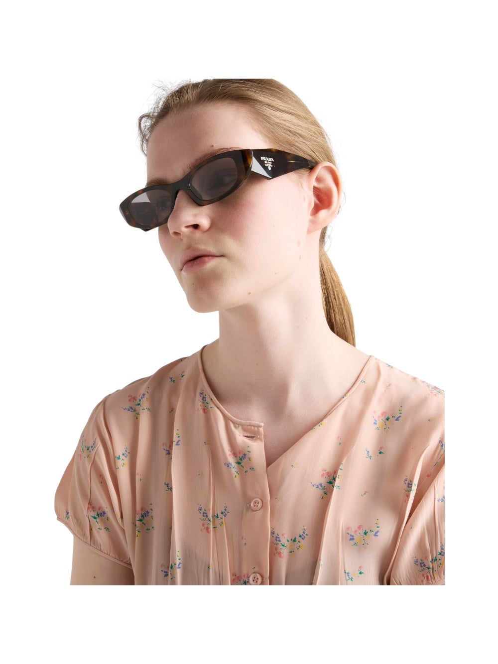 Prada Spr B16 Crystal Grey Sunglasses