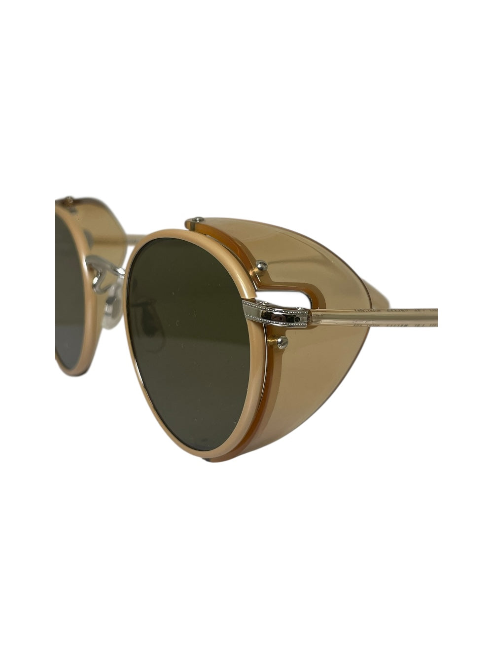 Garrett Leight Wilson Sun Shield Pink Sunglasses