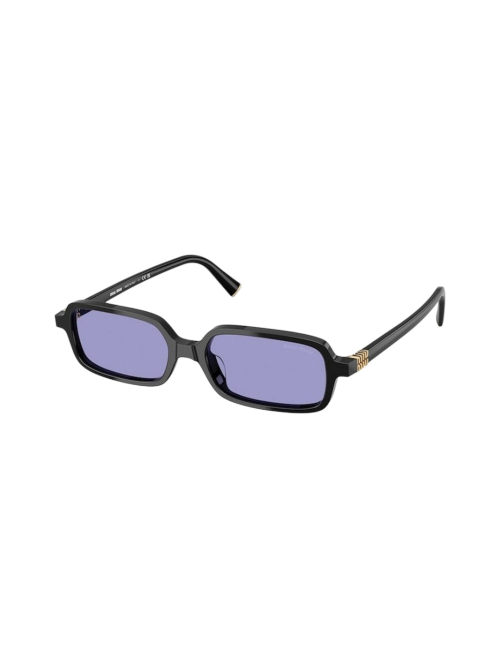 Miu Smu 11zs Black & Grey Sunglasses