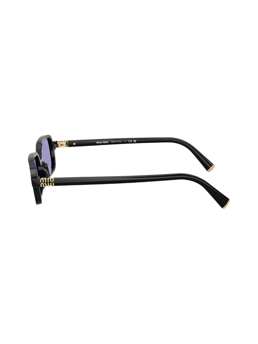 Miu Smu 11zs Black & Grey Sunglasses