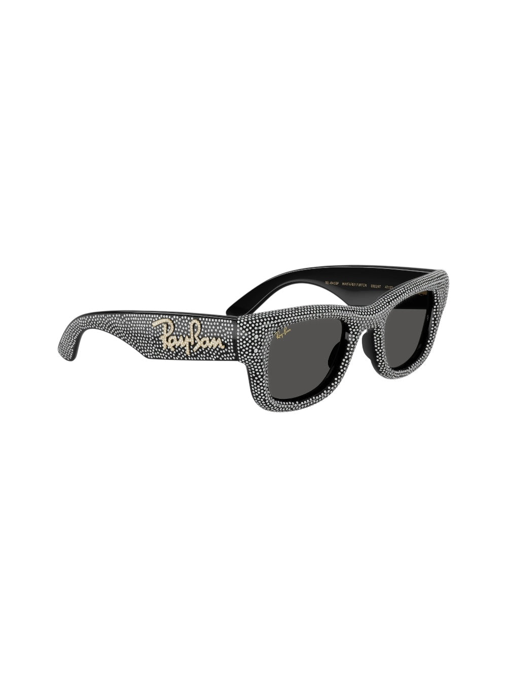 Ray Ban Wayfarer Puffer Rb4940bp - Black Gray Sunglasses