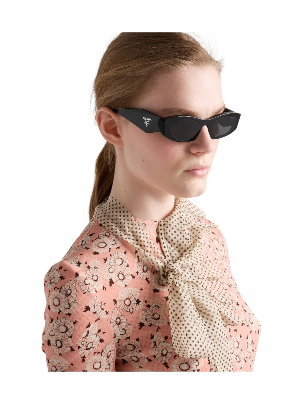 Prada Spr B16 Crystal Grey Sunglasses