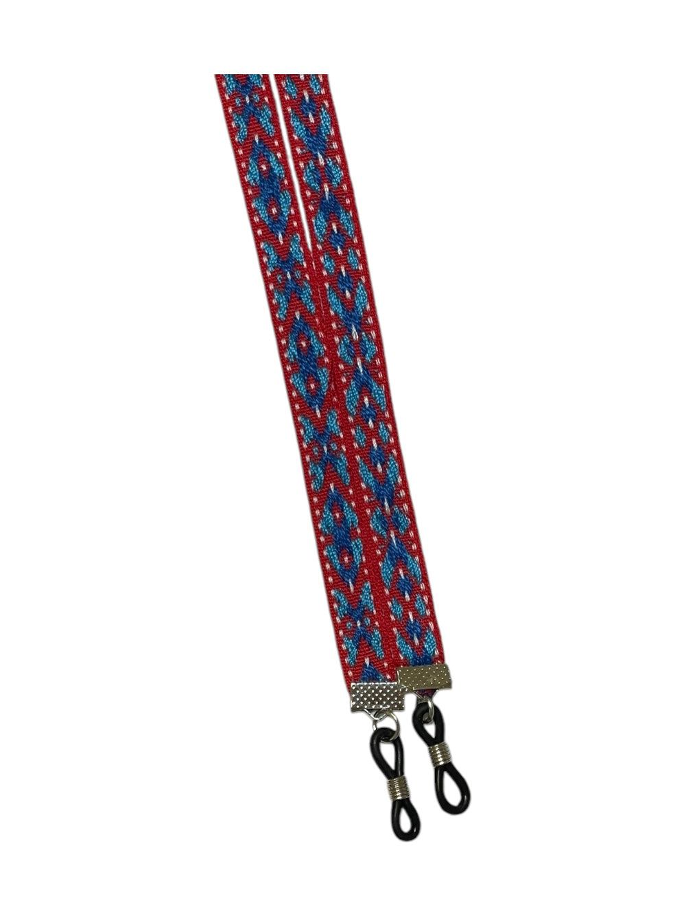 Fabric Chains Red & Blue Accessory