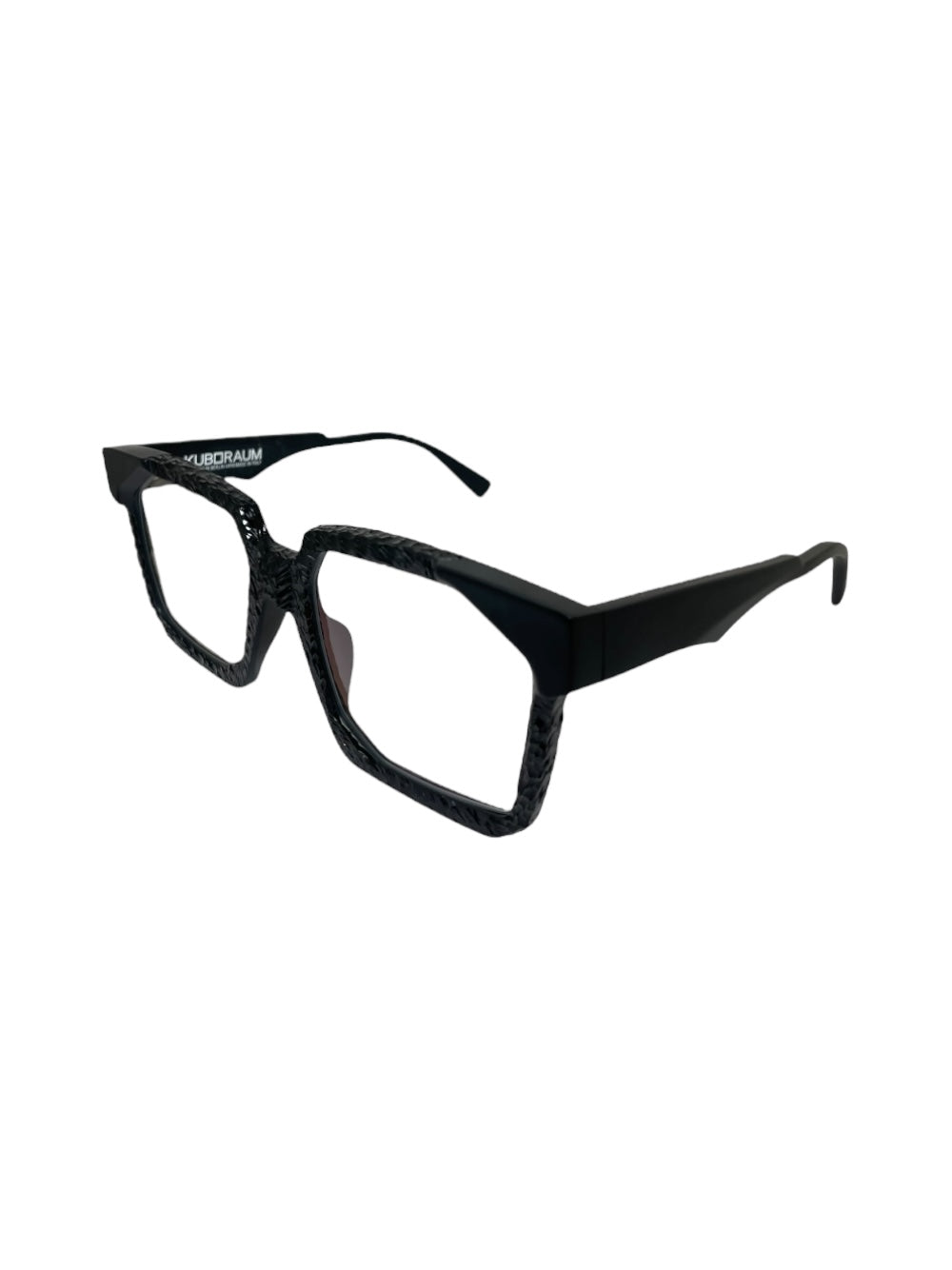 Kuboraum - Maske K30 Black Shine & Eyeglasses