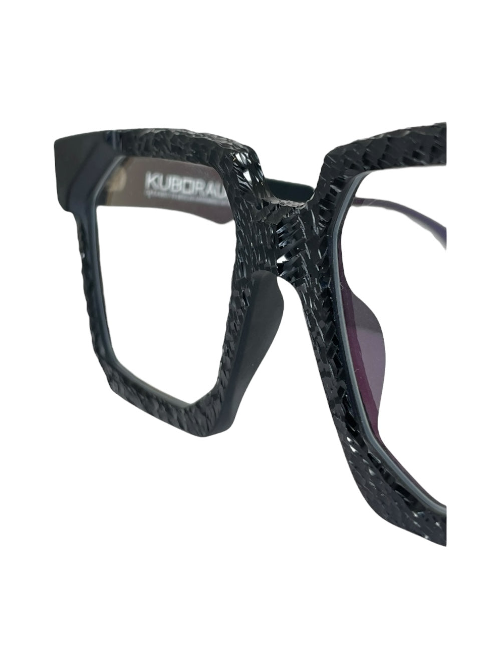Kuboraum - Maske K30 Black Shine & Eyeglasses