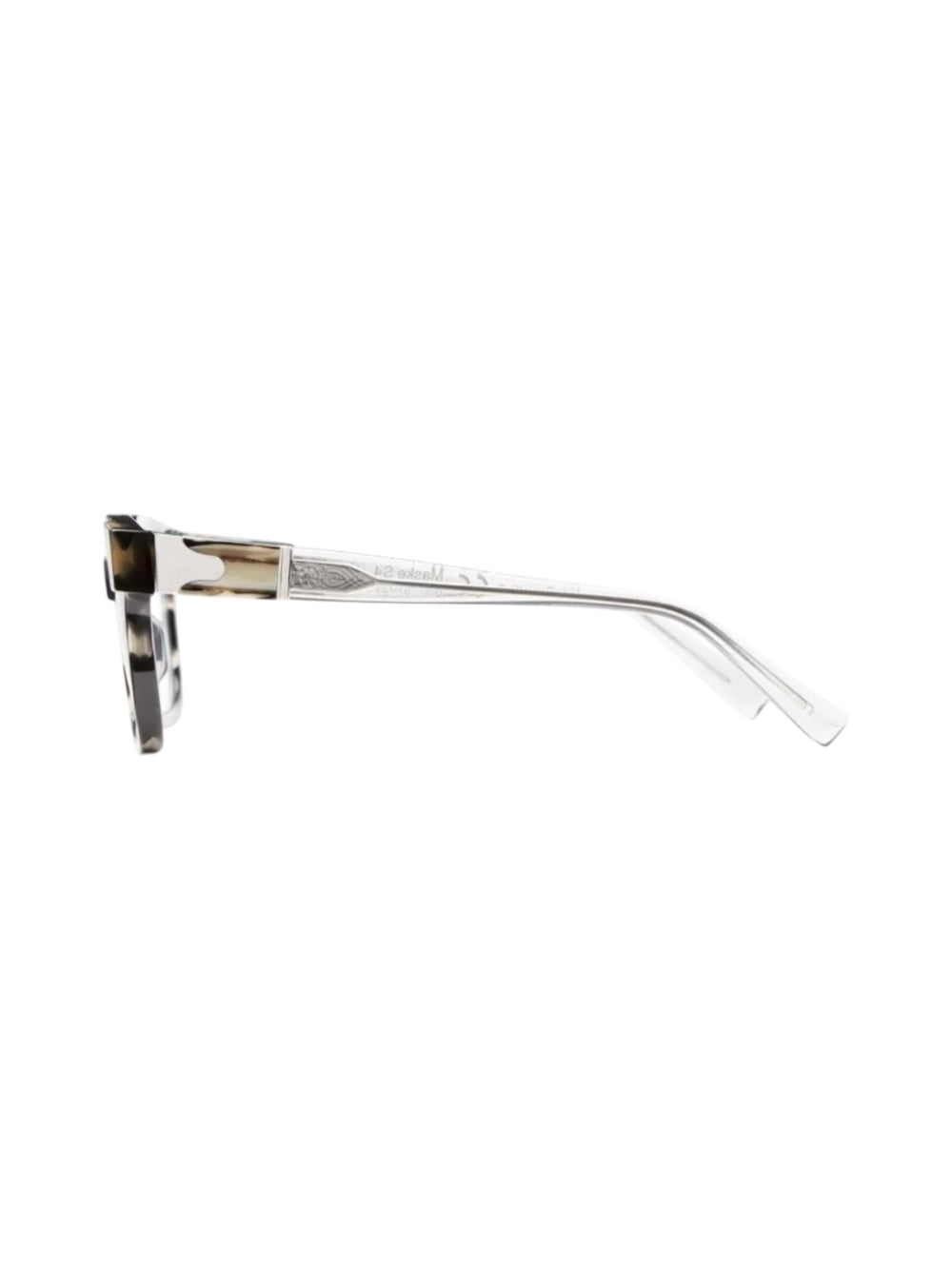 Kuboraum - Maske K30 Black Shine & Eyeglasses