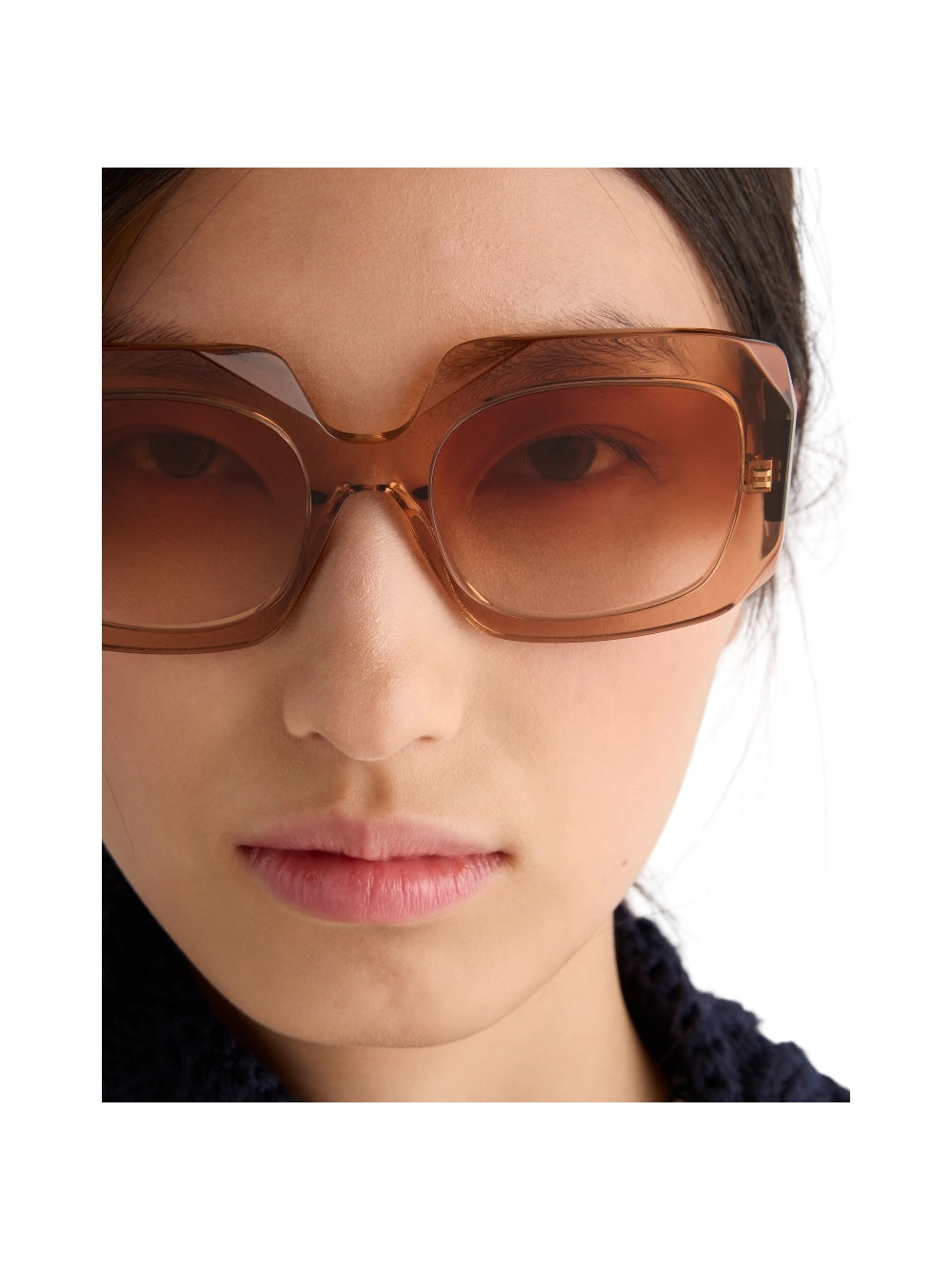 Prada Spr B23s Crystal Brown Sunglasses